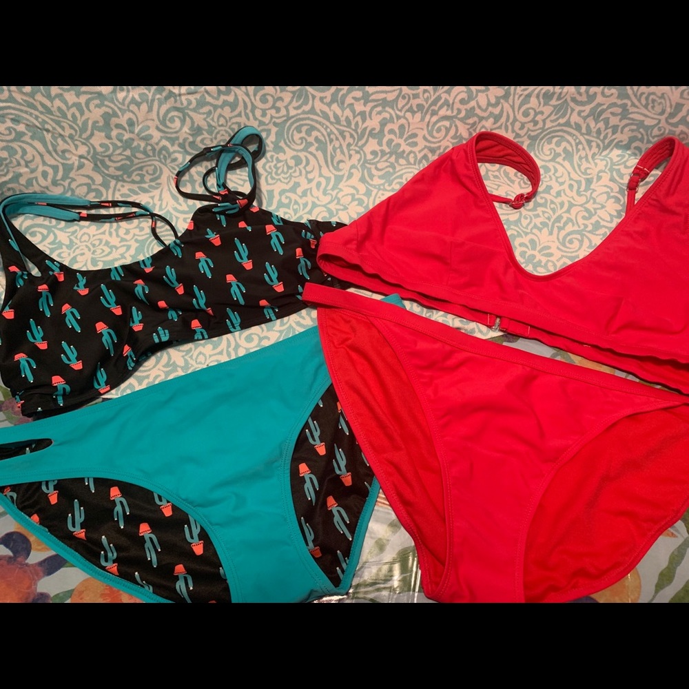 2 Size XL Bikinis NWOT
